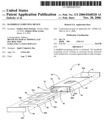 Apple iPhone Patent